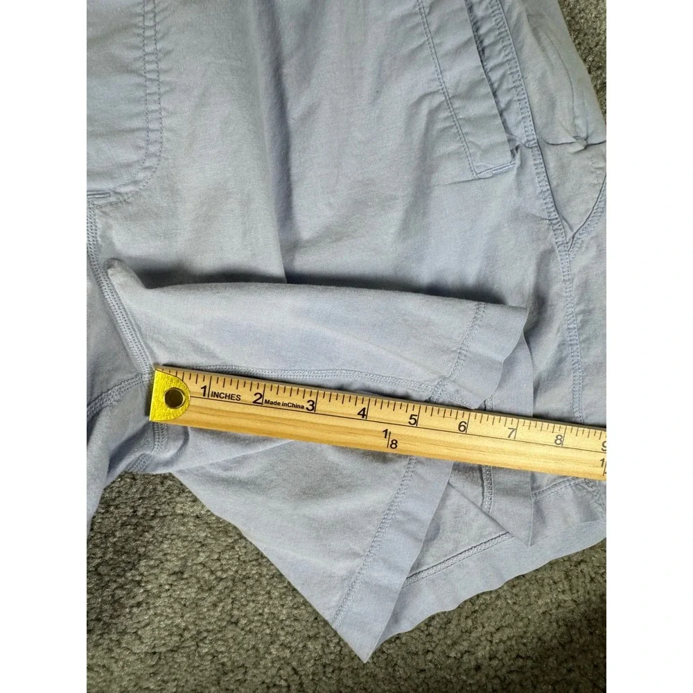 Birddogs Mens Gym Shorts Light Blue Lined Elastic Waist Size Large 6 Inch Inseam